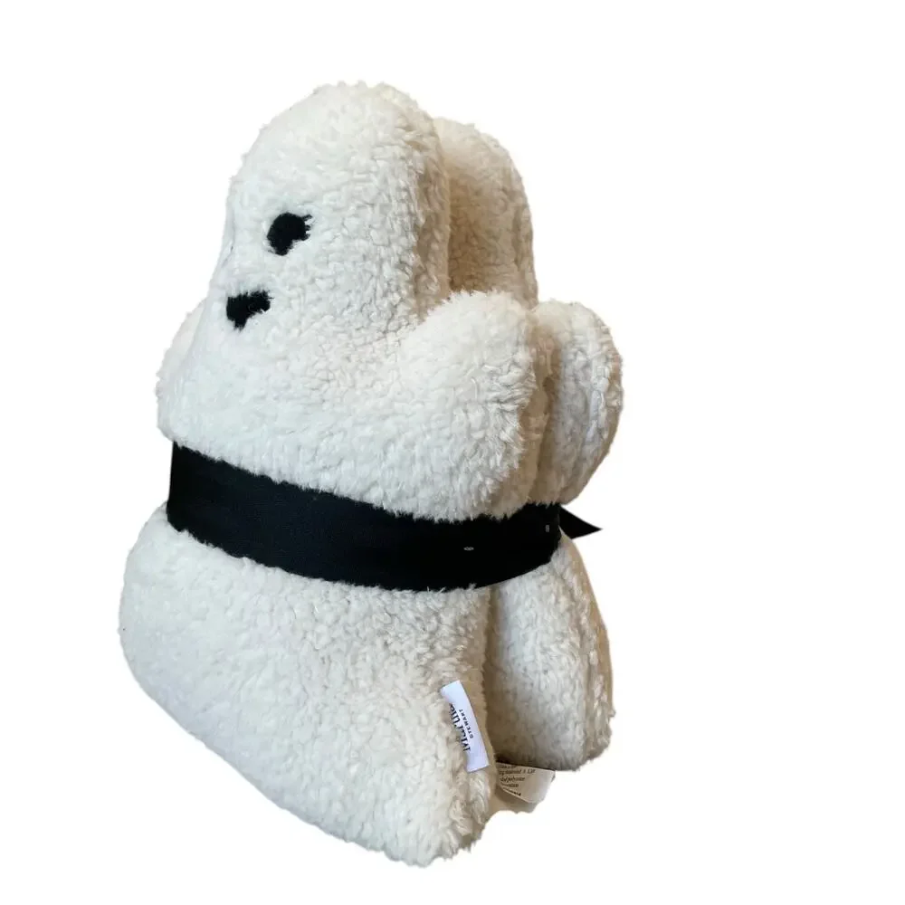 Martha Stewart 16” Plush Ghost Pillows Sherpa Boy Girl Halloween 2 Pack NEW